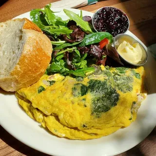 The Spinach & Feta Omelet