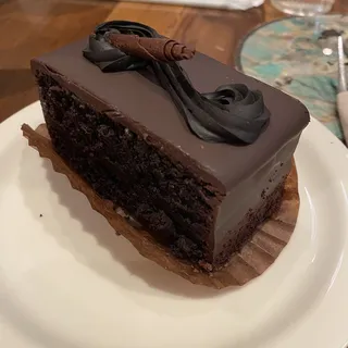 Vegan* Chocolate Cake slice