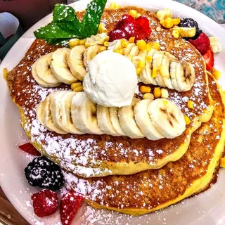 Gluten-Free* White Corn Pancakes