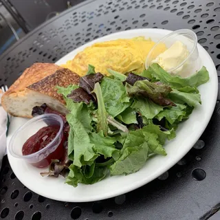 The Chicken Pesto Omelet