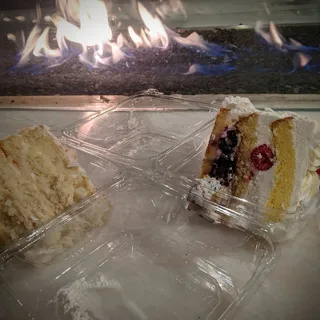 Berries and Cream slice