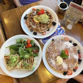 Chocolate Pistachio Waffle