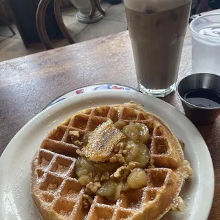 Banana Walnut Waffle