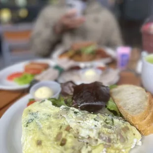 Egg white omelette