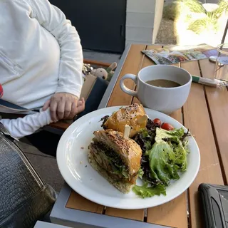 Grilled Veggie with Pesto Sandwich