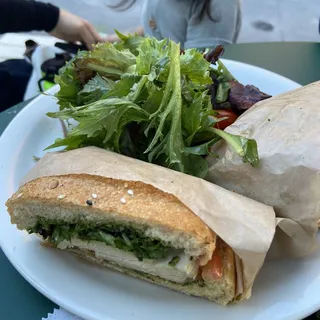The Chicken Pesto Omelet