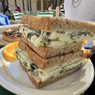 Egg White & Spinach Breakfast Panini