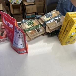 Items checking out