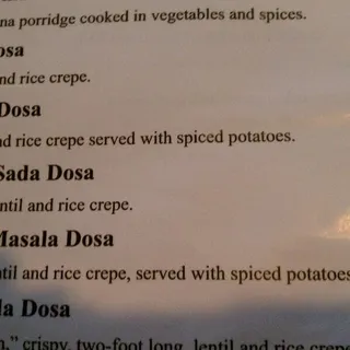 Mysore Sada Dosa