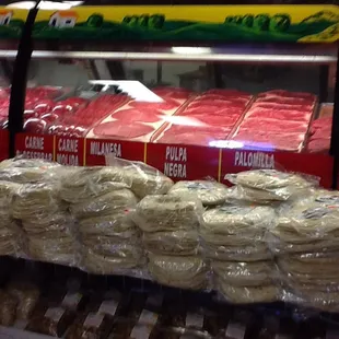 Meat counter is impressive.