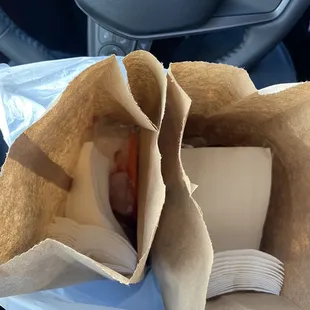 Ordered bagged up