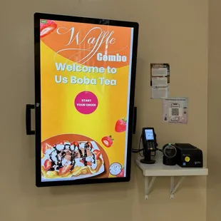 &apos;Came in for my usual smoothie with boba and noticed that they had waffle bowls (several flavors of ice cream).
