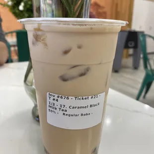 Caramel Black Milk Tea