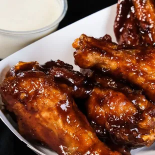 BBQ chicken wings