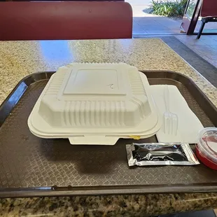 burritos and wraps, outside