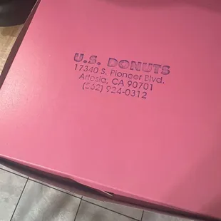 Top of the box of my too good to go order!