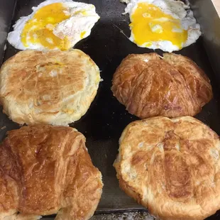 eggs and biscuits