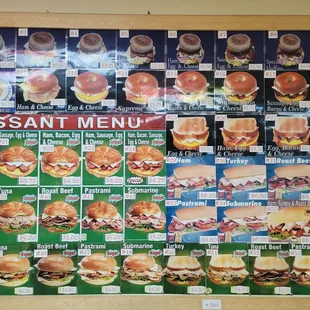 Huge selection of deli sandwiches