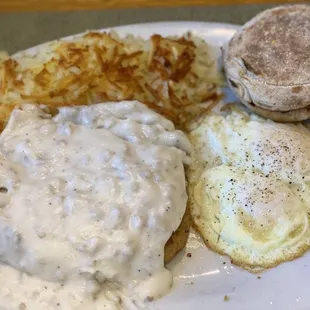 Chicken Fried Steak and Eggs