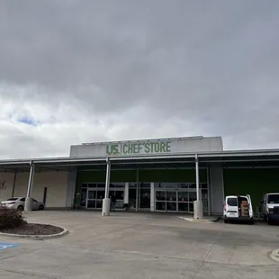 the front of the store