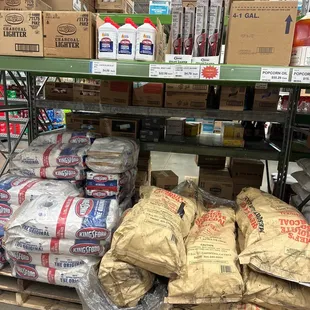 a variety of food items