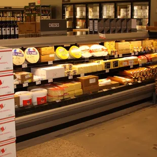 a variety of cheeses