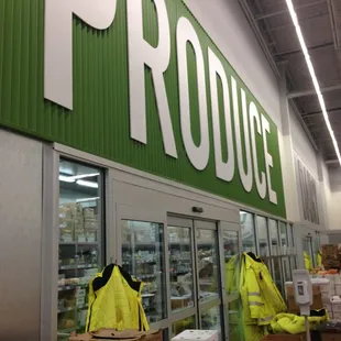 Like restaurant depot they provide those yellow jackets to put on to go into the walkin coolers..