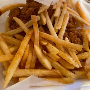 Tenders with Fries
