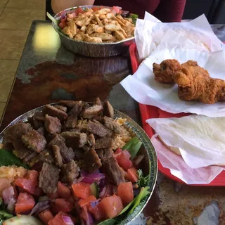 Chicken Gyro Over Rice