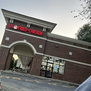 Outside