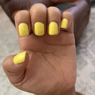 Gel manicure