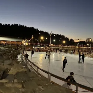 Ice skating