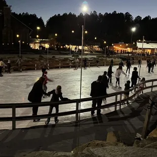Ice skating
