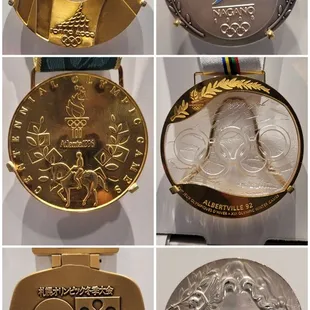 medals from Olympics through the years