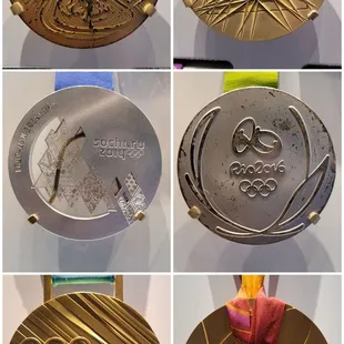 medals from Olympics through the years