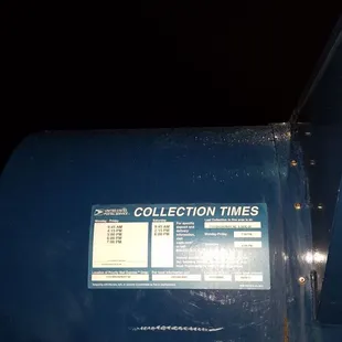 I'm glad the outside post office boxes are 24/7