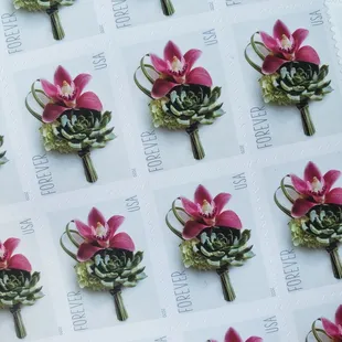 Spring stamps