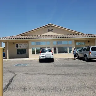 Front of the building