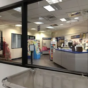 Merchandise &amp; passport area.