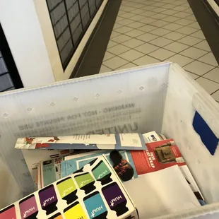 When your mailbox is so full you gotta pick up your mail from the Post Office.