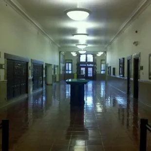 Post Office Boxes on the left...various ASU Downtown offices on the right...