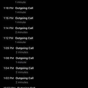 UPDATE Photo. Each time I would call someone would answer and hang up.