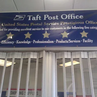 A prestigious post office.