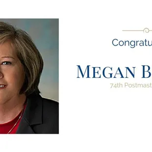 First female postmaster general. Yay.