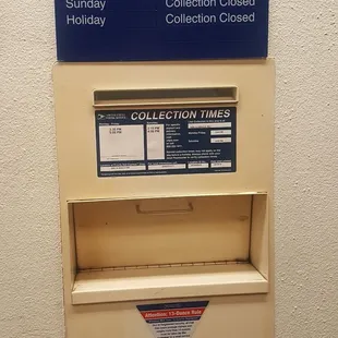Collection times