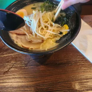 Tonkotsu and Chicken Ramen