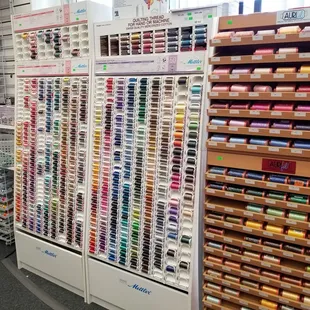 Many colors of thread available!