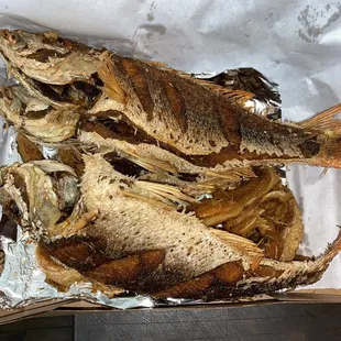 3 Red Snappers, clean &amp; fry