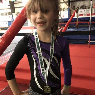 After a good class, they were all given cute medals!