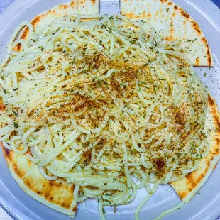 Greek Style Pasta &amp; Pita Bread